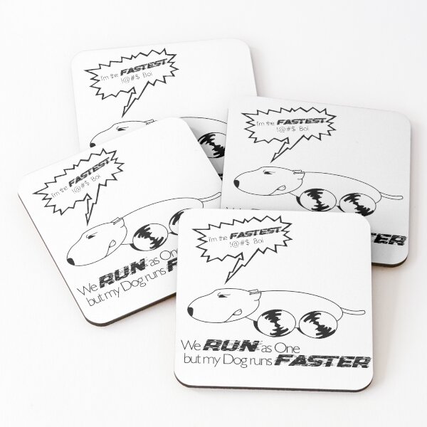 Item preview, We Run as one but my dog runs faster T-shirts, stickers, throw pillows and many more. designed and sold by hellonitish.