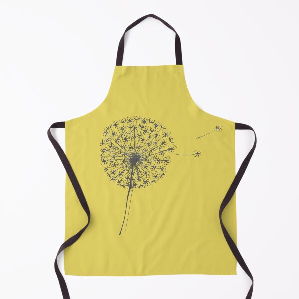Item preview, Dandelion Clock Linocut in Yellow and Grey designed and sold by Maddy Bennett.