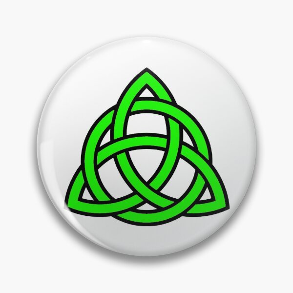 Item preview, Celtic Tribal Knot Repeating Pattern (Green, White background) designed and sold by Pendy777.