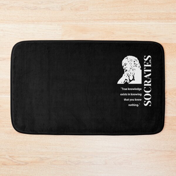 Item preview, (white) Socrates, philosopher, True knowledge know nothing. designed and sold by challengecafe.