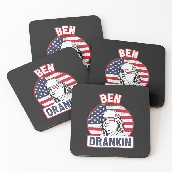Item preview, Ben Drankin USA Flag 4th Of July Essential T-Shirt designed and sold by DahiyaTees.