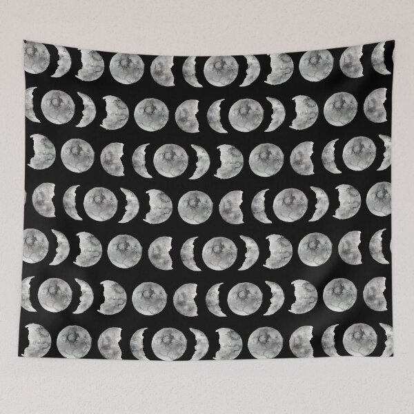 Item preview, phases of moon on black designed and sold by alenaganzhela.