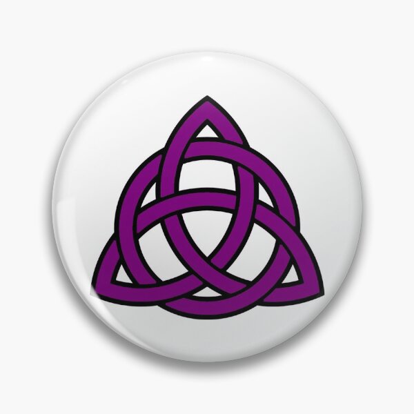 Item preview, Celtic Tribal Knot Repeating Pattern (Purple, White background) designed and sold by Pendy777.