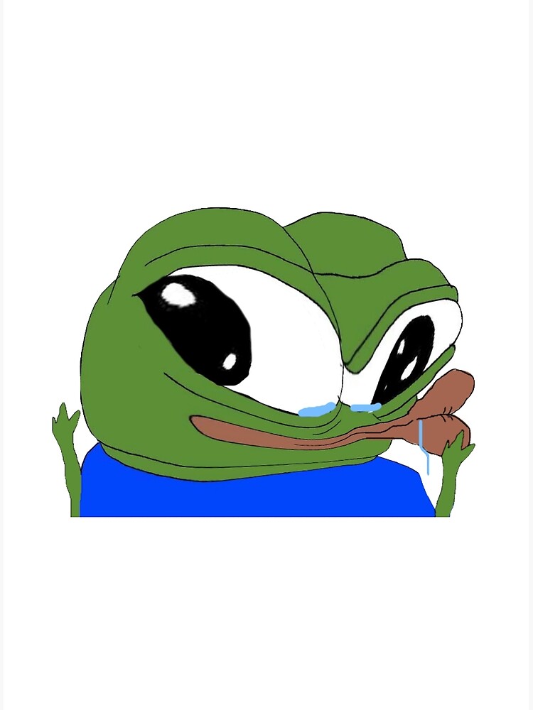 Pepega -Twitch Emote Art Board Print for Sale by renukabrc