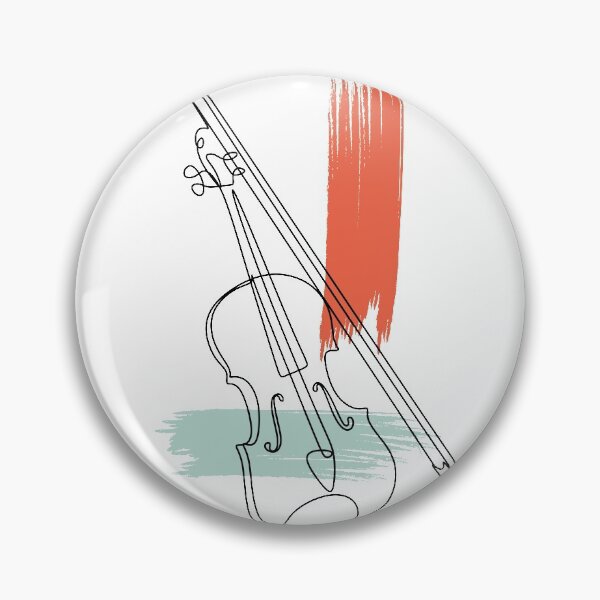 Item preview, Cello line art designed and sold by OneLinePrint.