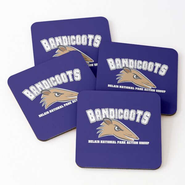 Artikelvorschau, Belair National Park Bandicoots Head Logo entworfen und verkauft von SageTshirts.