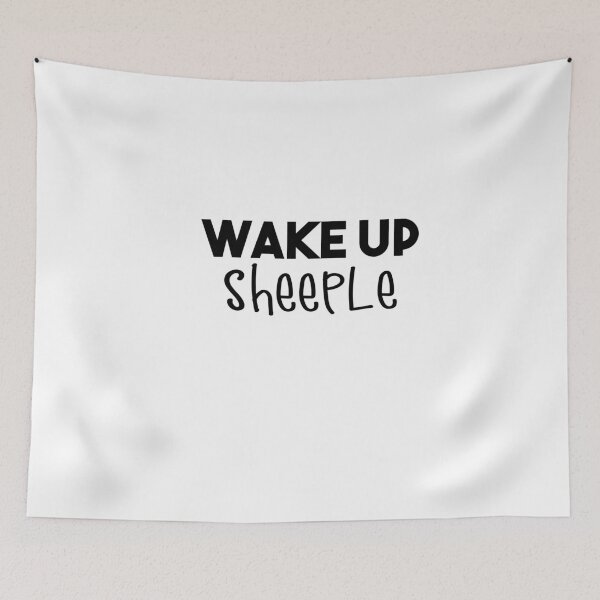 Item preview, Wake Up Sheeple Funny designed and sold by Heddar Badreddine.