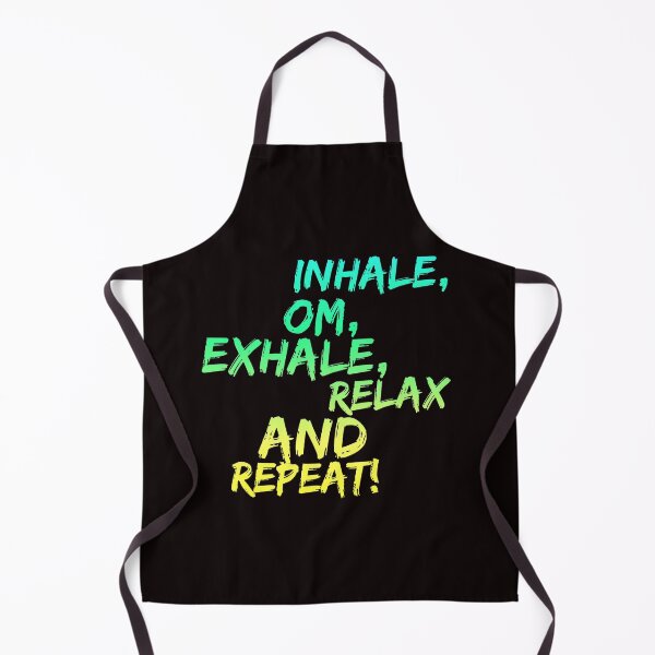 Item preview, Inhale, Om, Exhale, Relax and Repeat! designed and sold by Zen Co. Clothing.