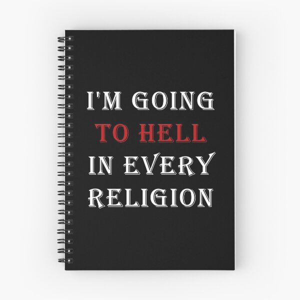 Item preview, I'm Going To Hell In Every Religion designed and sold by ValentinaHramov.