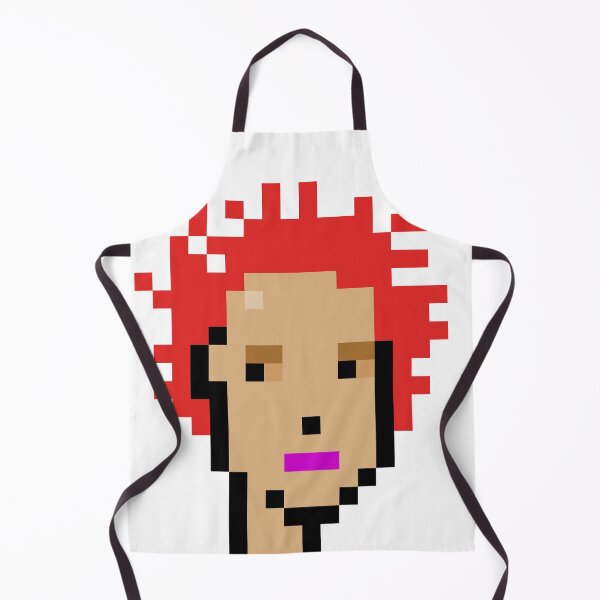 Item preview, CryptoPunk #600 (Female with Crazy Hair & Purple Lipstick) designed and sold by inVinnieVeritas.