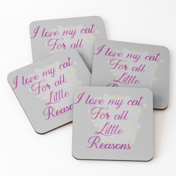 Item preview, I love my cat for all little Reasons designed and sold by DasaMerch.