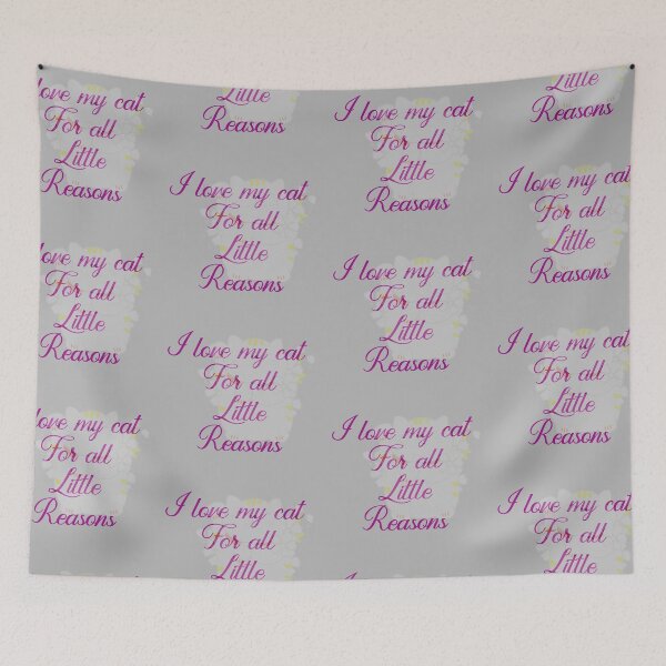 Item preview, I love my cat for all little Reasons designed and sold by DasaMerch.