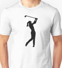 Golf woman girl Unisex T-Shirt