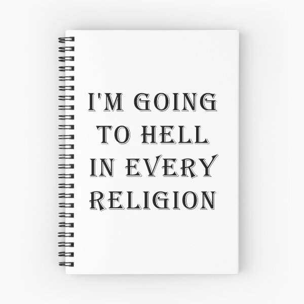 Item preview, I'm Going To Hell In Every Religion designed and sold by ValentinaHramov.