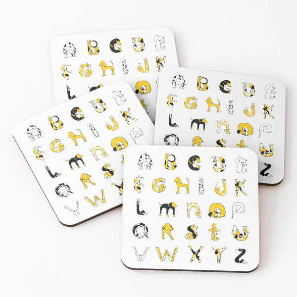 Item preview, Bendy Letterdogs (Sticker Pack)  designed and sold by Mimi Yang.