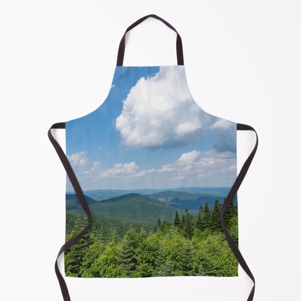 Item preview, Big Sky Country - a Heavenly Vista of Forested Mountaintops and Cottony Clouds designed and sold by Georgia Mizuleva.
