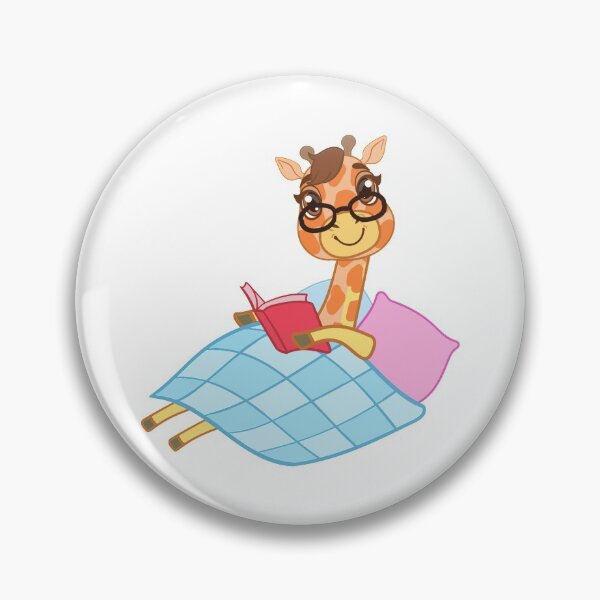 Item preview, Giraffe Bedtime Book Reading  designed and sold by treasure-crafts.