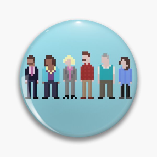 Item preview, Parks and Recreation Pixel People designed and sold by bertieterror.