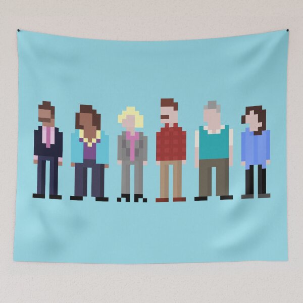 Item preview, Parks and Recreation Pixel People designed and sold by bertieterror.