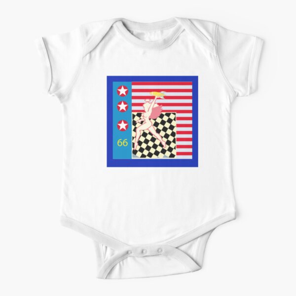 Hell's Angels, bomb and flag Short Sleeve Baby One-Piece