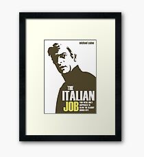 Michael Caine - The Italian Job Framed Print