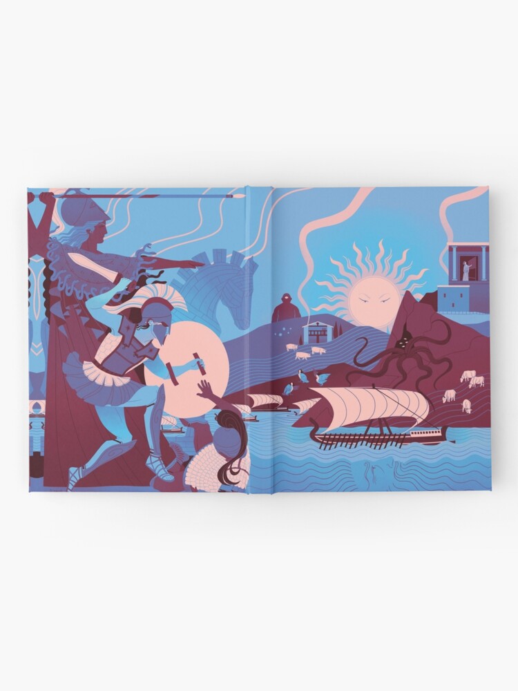 Alternate view of Homeric Landscape - Winter Hardcover Journal
