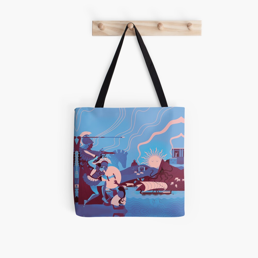 Homeric Landscape - Winter Tote Bag
