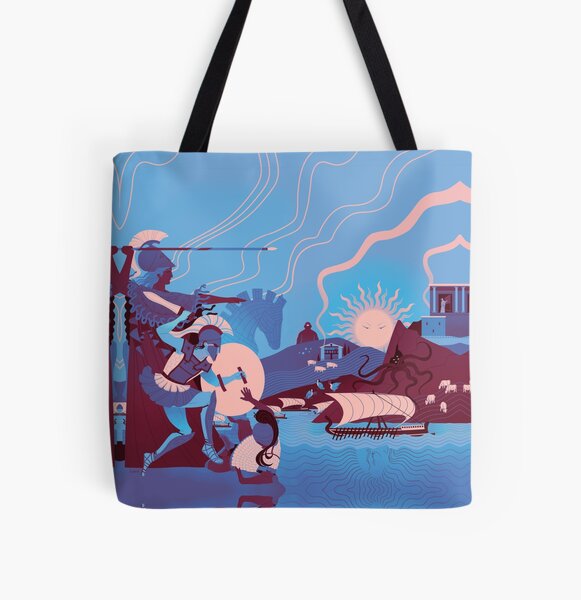Vista previa del artículo con la obra «Paisaje homérico - Invierno», diseñado y vendido por flaroh.