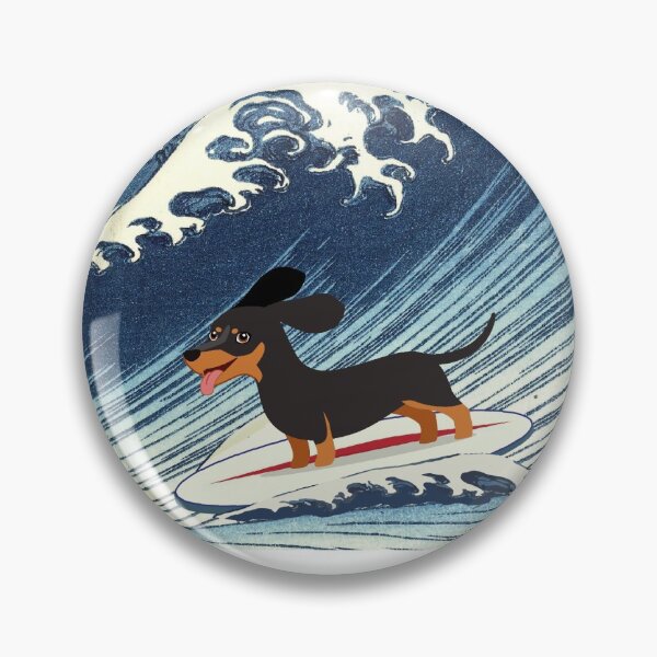 Item preview, Black Dachshund Weiner Dog designed and sold by ouchmypancreas.