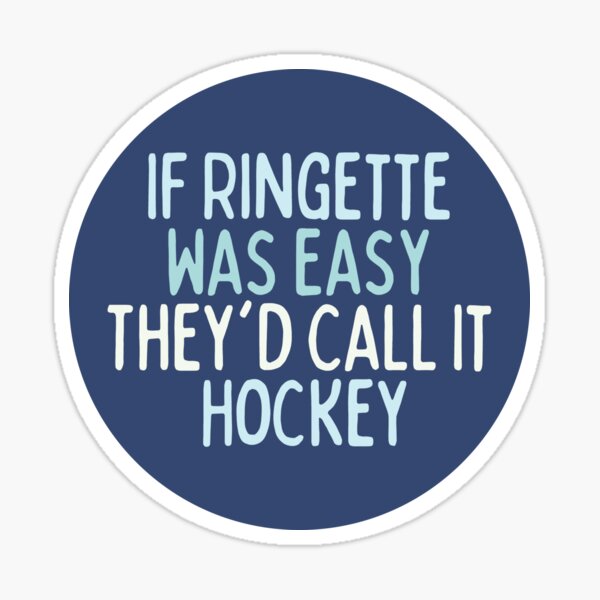 When in Doubt Choose Ri Funny Ringette Gift Cute Present for Ringette Lovers 
