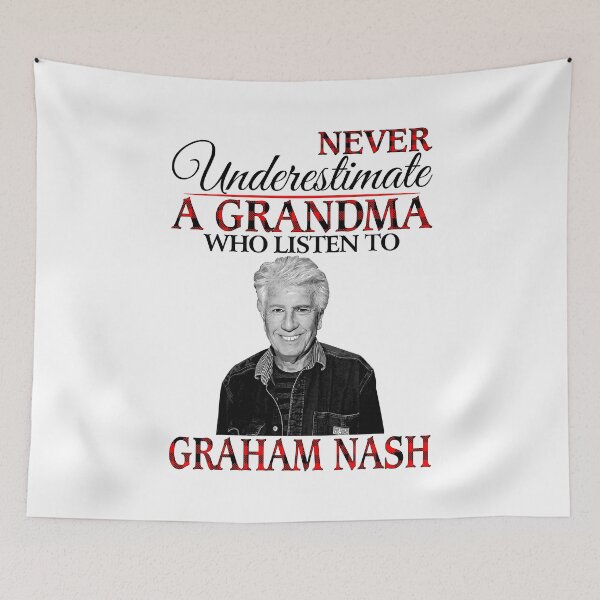 Item preview, Never Underestimate a Grandma who listens to Graham Folk Nash designed and sold by Kennedyisaac.