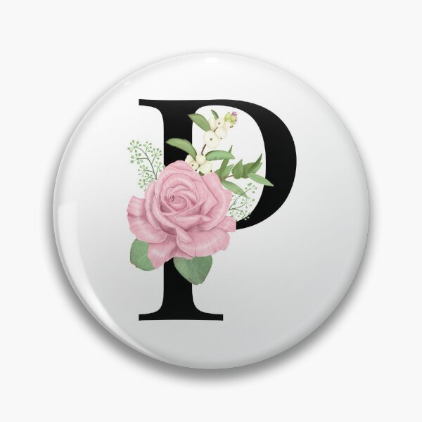 Item preview, Floral P Monogram designed and sold by starrylite.