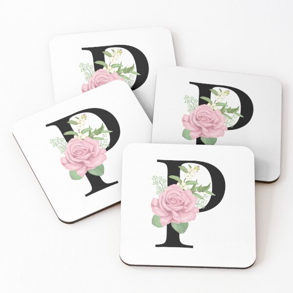 Item preview, Floral P Monogram designed and sold by starrylite.