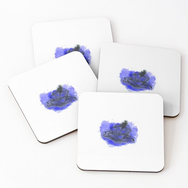 Aperçu de l'œuvre fleur bleue créée et vendue par kattealights.