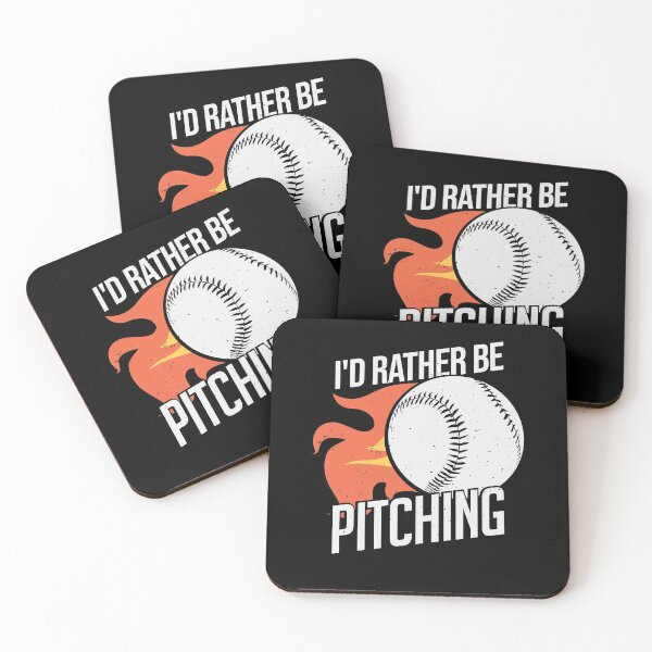 Item preview, I'd Rather Be Pitching Baseball Pitcher Gift designed and sold by Marcid95.