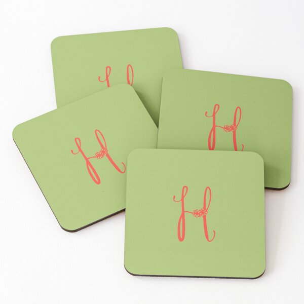 Artikelvorschau, Florales Anfangsmonogramm H entworfen und verkauft von Creative-draw.