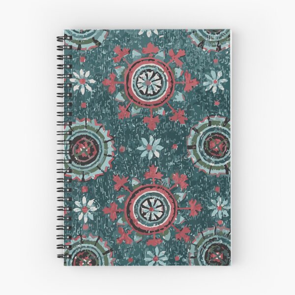 Item preview, Antique Oriental Red Green Flowers designed and sold by StudioMoesker.
