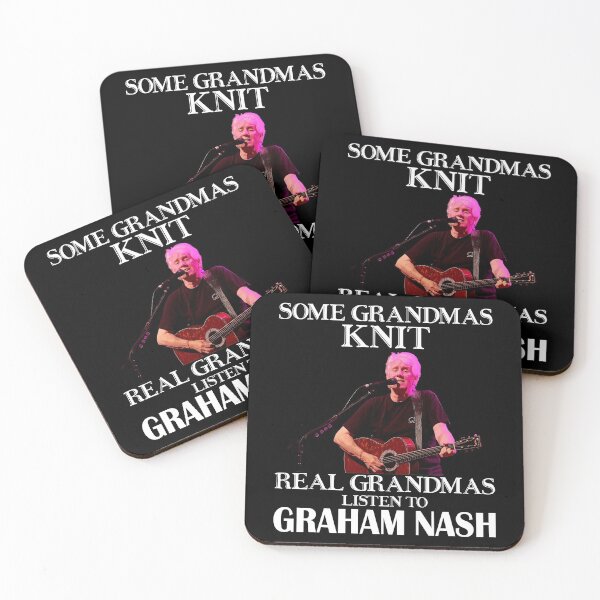 Item preview, Some Grandmas Knit Real Grandmas Listen to Graham 70s Nash designed and sold by Kennedyisaac.