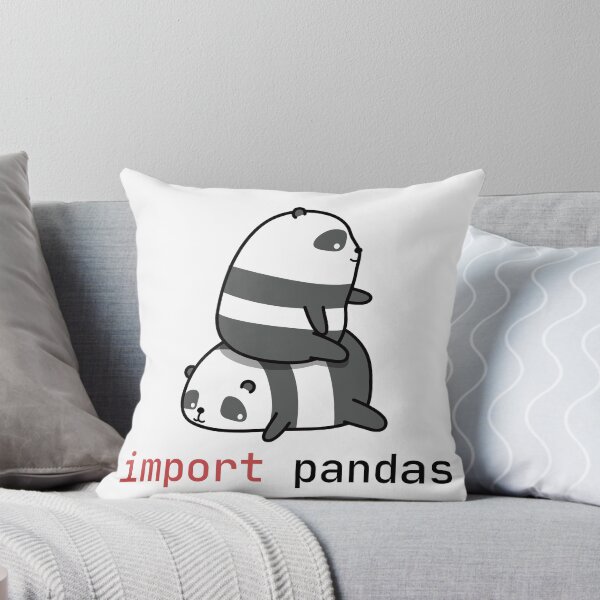Vista previa del artículo con la obra «importar pandas», diseñado y vendido por anphinasdesigns.