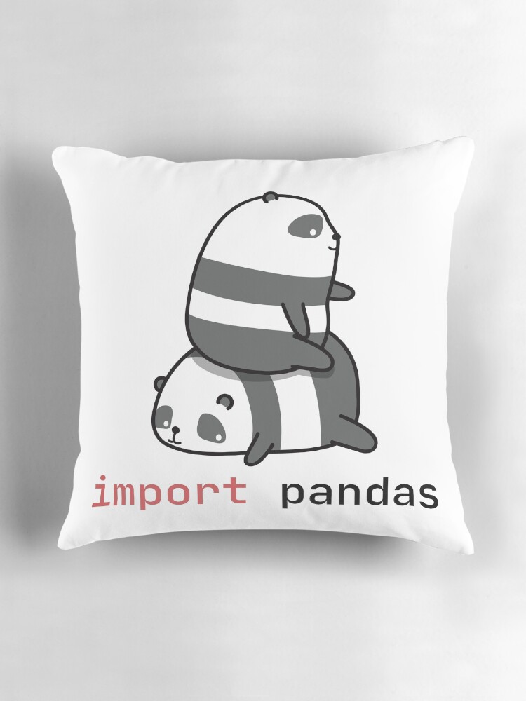 Thumbnail 3 of 4, Pillow, import pandas designed and sold by anphinasdesigns.