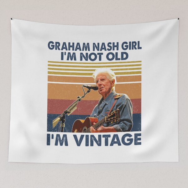 Item preview, Retro Graham Rock Nash Girl I'm Not Old I'm Vintage designed and sold by Kennedyisaac.