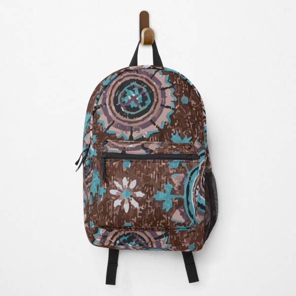 Item preview, Antique Oriental Turquoise Flowers designed and sold by StudioMoesker.