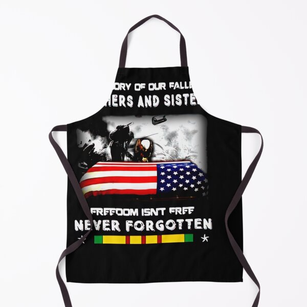 Item preview, Veteran in memory of our fallen brothers and sisters freedom isn’t free never forgotten shirt-art-wi designed and sold by sherriwester.