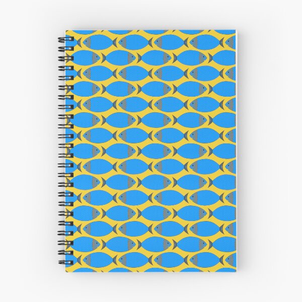 Item preview, Fish Zigzag on orange designed and sold by AxeLeon Patterns.