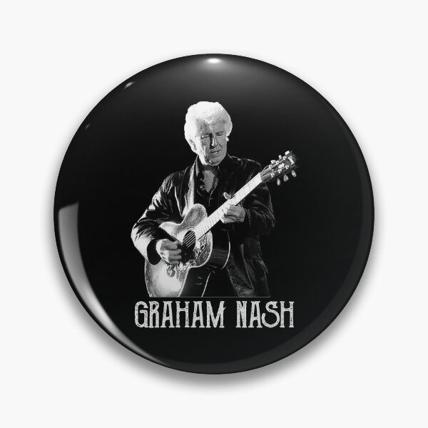 Item preview, Classic Graham 70s Nash Tour White Stencil designed and sold by Kennedyisaac.