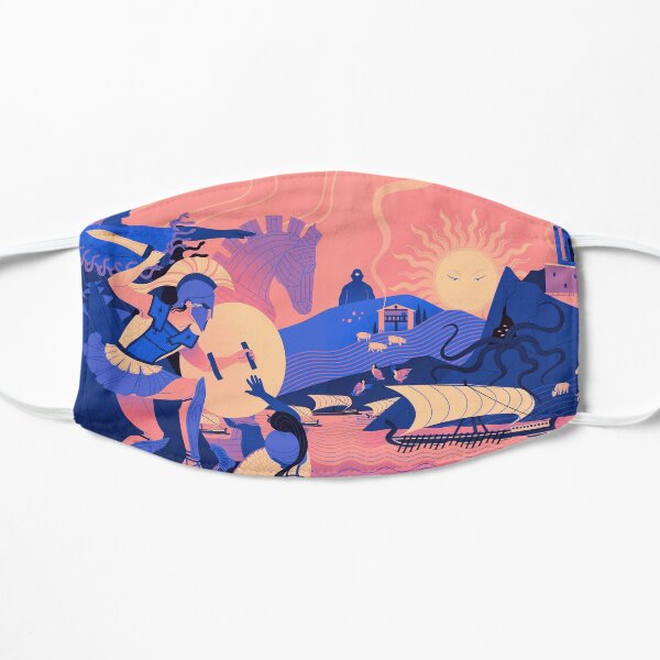 Homeric Landscape - Summer Flat Mask
