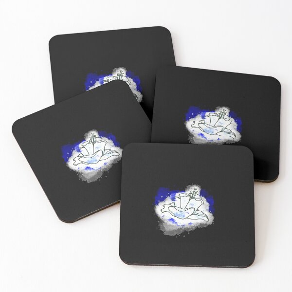 Aperçu de l'œuvre Copie de fleur bleue créée et vendue par kattealights.