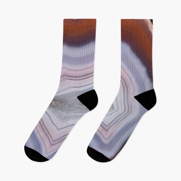 Item preview, Orange Violet Galaxies Sliced Geode Agate Graphic Pattern designed and sold by Sohee Jin.