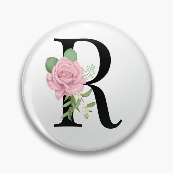 Item preview, Floral R Monogram designed and sold by starrylite.