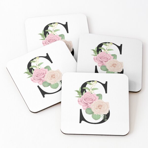 Item preview, Floral S Monogram designed and sold by starrylite.